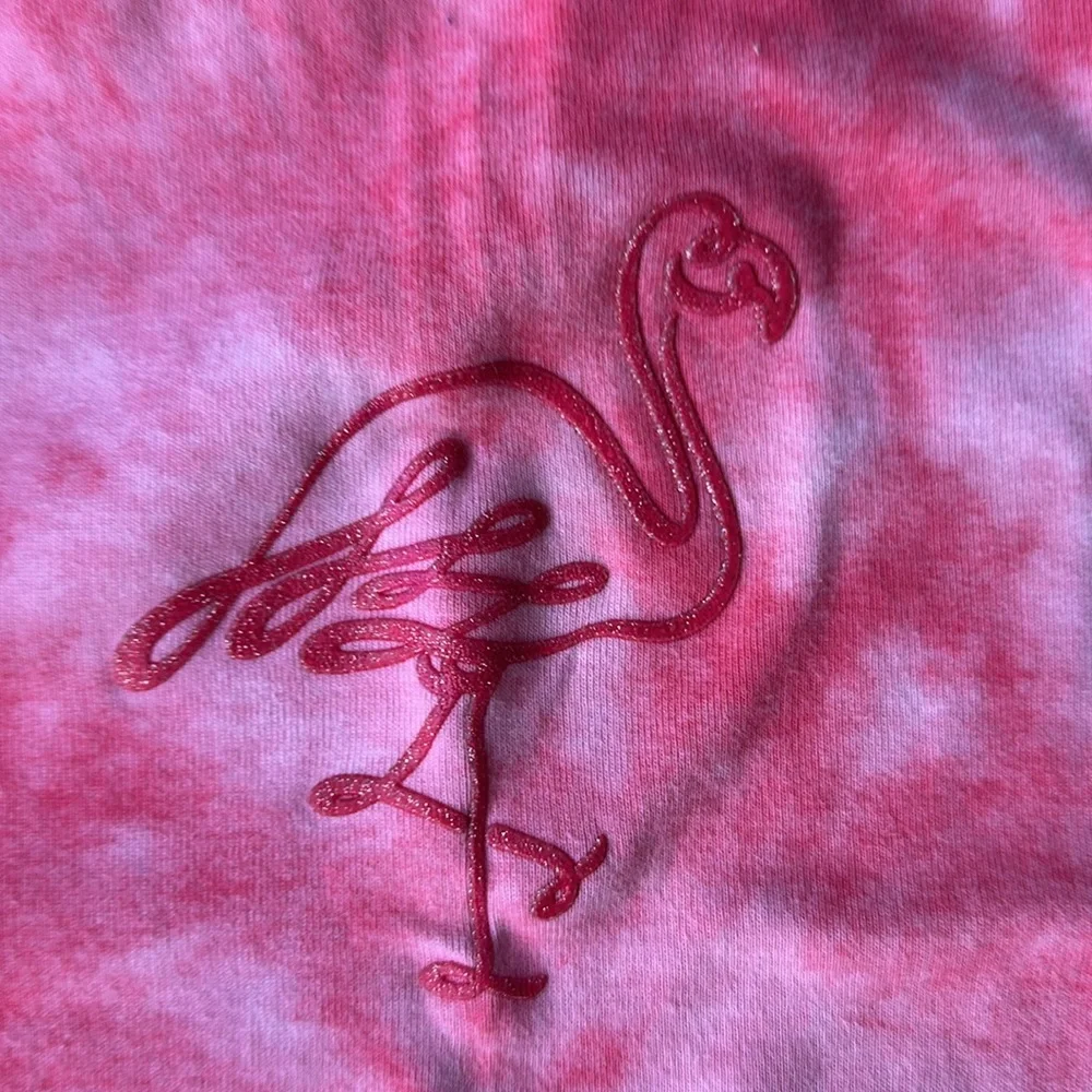 Genuine Girl Tie Dye Pink Flamingo Kids Shirt
